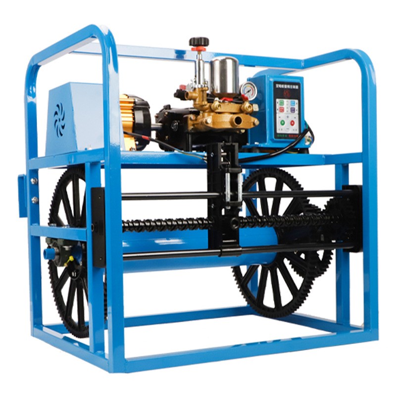 電動(dòng)高壓打藥機(jī)雙電機(jī)全自動(dòng)感應(yīng)繞管機(jī)農(nóng)用高壓噴霧器果園噴藥器