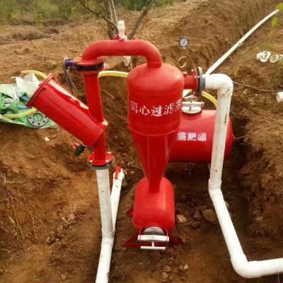 離心砂石過濾器灌溉首部過濾系統(tǒng)水肥一體化自動反沖洗鋼制過濾器