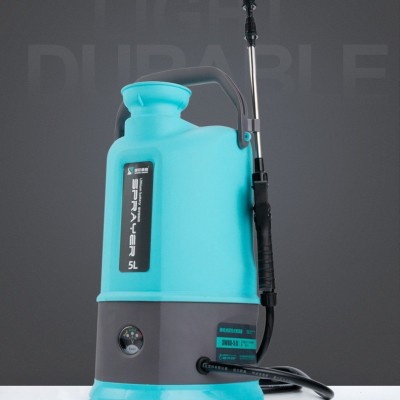 5L家用直射霧化可調出水消毒澆灌斜跨電動噴霧器