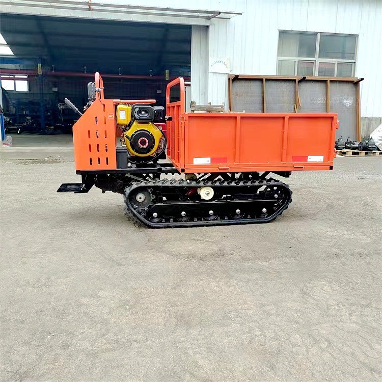 農(nóng)用履帶運(yùn)輸車 山地爬山王翻斗車 小型1噸履帶運(yùn)輸車