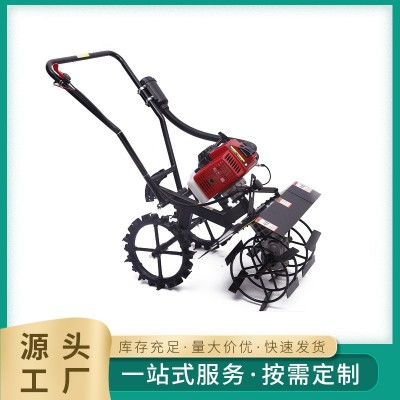 多功能小型手推兩沖程除草微耕機(jī)開(kāi)溝松土田園旋耕機(jī)可定 制批發(fā)