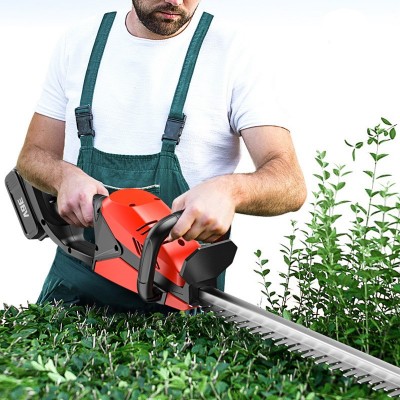 電動綠籬機鋰電池充電式多功能修剪家用園林修枝機采茶機籬笆機