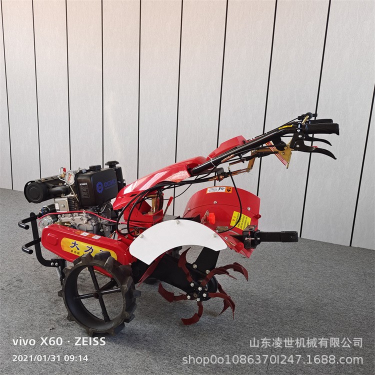 履帶式微耕機 大棚果園旋耕開溝機 小型家用農用耕地旋耕機
