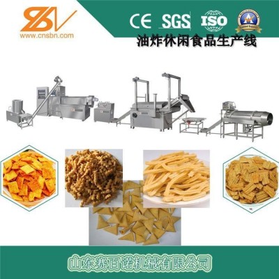 雙螺桿油炸食品生產線價格優惠 山東賽百諾 鍋巴簡配生產線