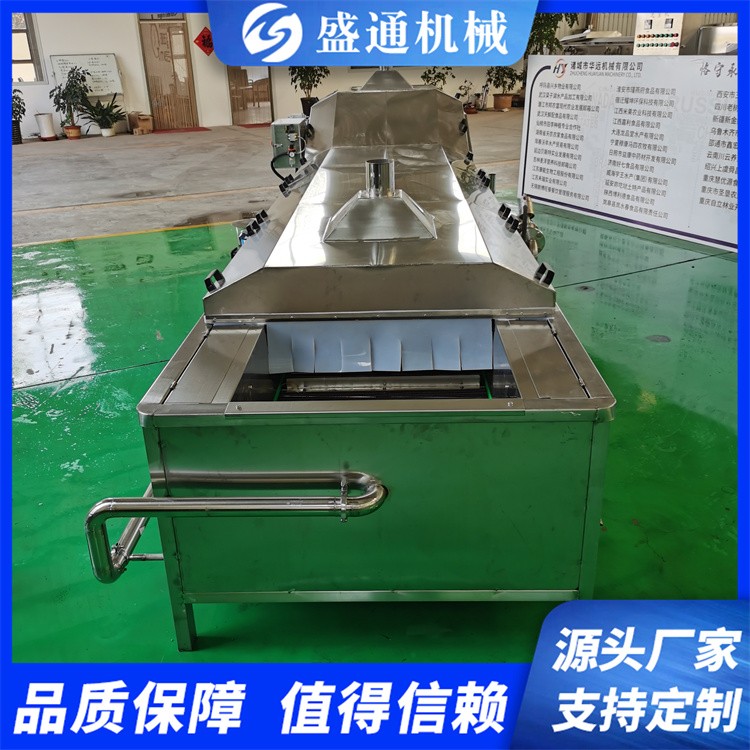 盛通牌ST-3型商用小龍蝦蒸煮機(jī)龍蝦尾加工設(shè)備毛肚加工流水線(xiàn)