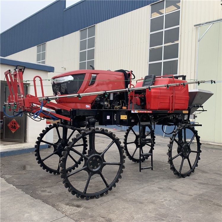 高作物全自動打藥機 高架四輪噴藥機 自走式農田噴霧機