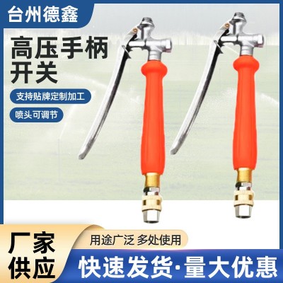 農(nóng)用接頭把手不銹鋼出水接口打藥機手握捏手精品按壓式噴霧器開關(guān)