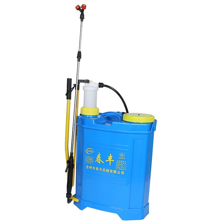 供應春豐農祥16L單雙管八角手動噴霧器 農用果樹背負式園林噴霧器