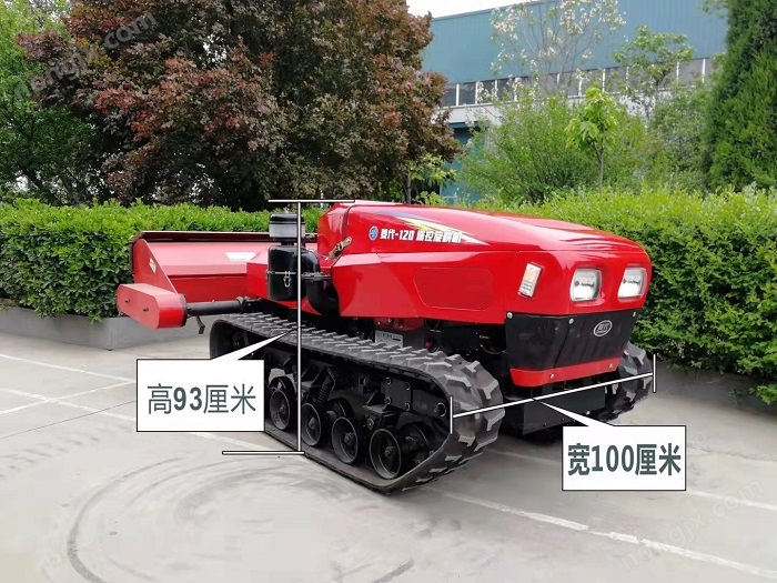 遙控履帶多功能管理機旋耕機尺寸圖