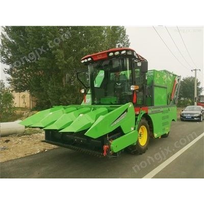 嘉駿4YZQ-4型自走式不對行穗莖兼收玉米收獲機(jī)