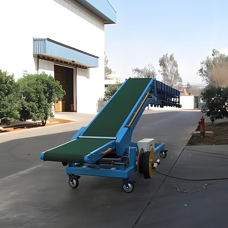 裝卸貨流水線傳送帶轉彎裝卸上下貨神器伸縮滾筒線輸送機批發