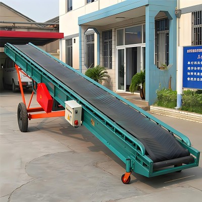 生產(chǎn)快遞物流分揀機裝卸貨流水線小型爬坡機傳送滾筒線廠家定制