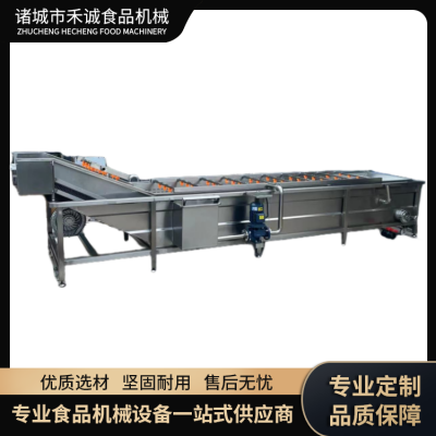 商用水果氣泡清洗機 玉米加工氣泡清洗流水線 葉類凈菜全套加工設備
