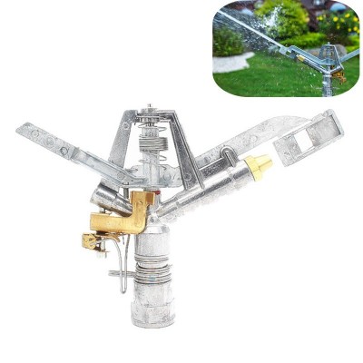 1寸合金可控角搖臂噴頭 可調(diào)草坪噴灌360度旋轉(zhuǎn)灑水園林農(nóng)田灌溉