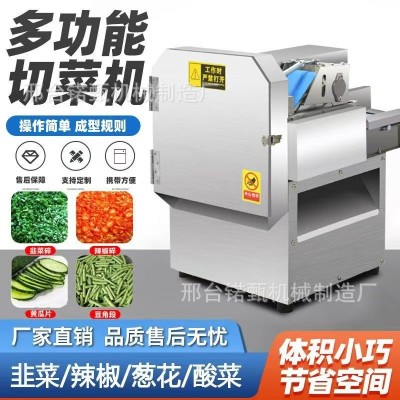 多功能切菜機(jī)商用食堂全自動(dòng)切韭菜蔥花機(jī)酸菜絲辣椒圈切片切段機(jī) 1個(gè)