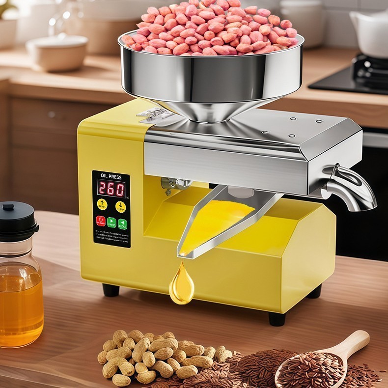 R系列新款榨油機(jī)批發(fā)小型家用商用不銹鋼榨油機(jī)跨境代發(fā)外貿(mào)出口