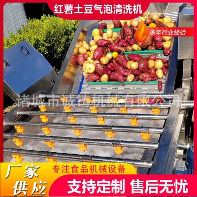 商用果蔬氣泡清洗機(jī)板栗鼓泡翻浪清洗機(jī)鮮玉米去雜氣泡清洗機(jī)設(shè)備