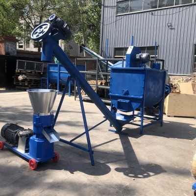 養殖飼料顆粒機生產線 牛羊飼料顆粒機 玉米草粉飼料制粒機