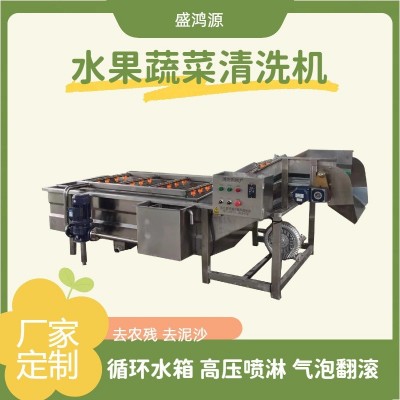 商用水果醬菜菠菜氣泡清洗機 全自動節能省水中藥材大棗清洗機
